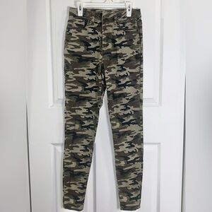 Green, Tan, and Black Camo Jeans